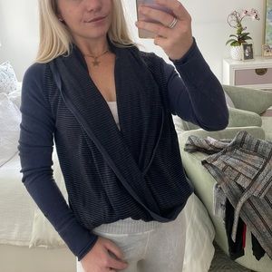Lululemon cross cross wrap sweater